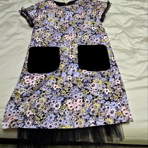 Imoga Black and Purple Floral Dress - Picture 2 of 11